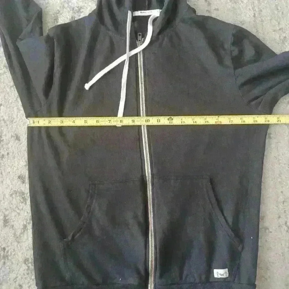 Marine Layer Unisex Black Creativity for All Full Zip Hoodie S - Picture 12 of 14